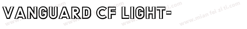 Vanguard CF Light字体转换